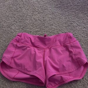 lululemon athletica Bright Pink Athletic Shorts